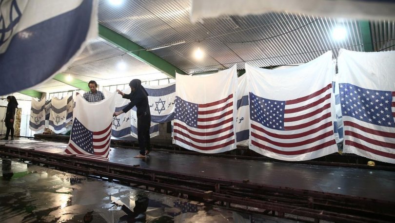 İran'da ABD ve İsrail bayrağı satışlarında artış!