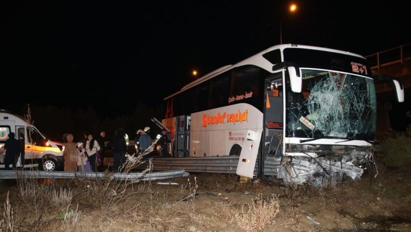 Düzce'de yolcu otobüsü kazası: 7 yaralı