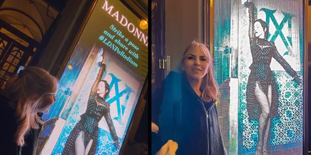 Sabancı, Madonna'yı izledi