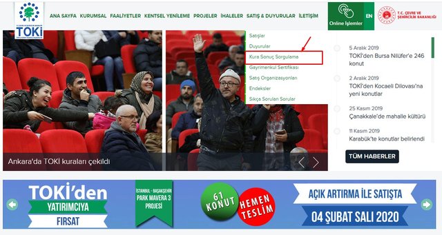 TOKİ kura sonuçları nasıl öğrenilir 2020? TOKİ İstanbul, Ankara il il