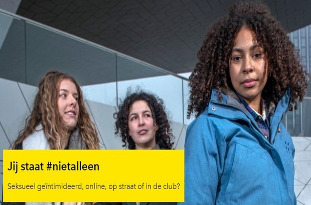 Amsterdam Belediyesi'nden kadın tacizi ve şiddetine karşı kampanya: Rol model kadınlar, mağdur kadınların 'arkadaşı' olacak