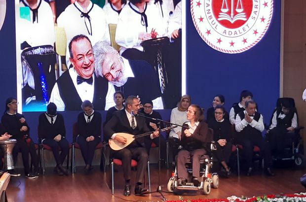 'İyilik Senfonisi' İstanbul Adalet Sarayı'nda konser verdi