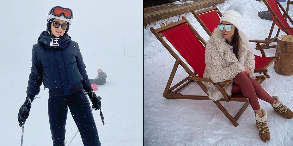 Kayakseverler pistte...