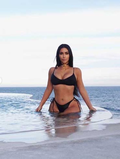 Kim Kardashian'dan bikinili pozlar - Magazin haberleri