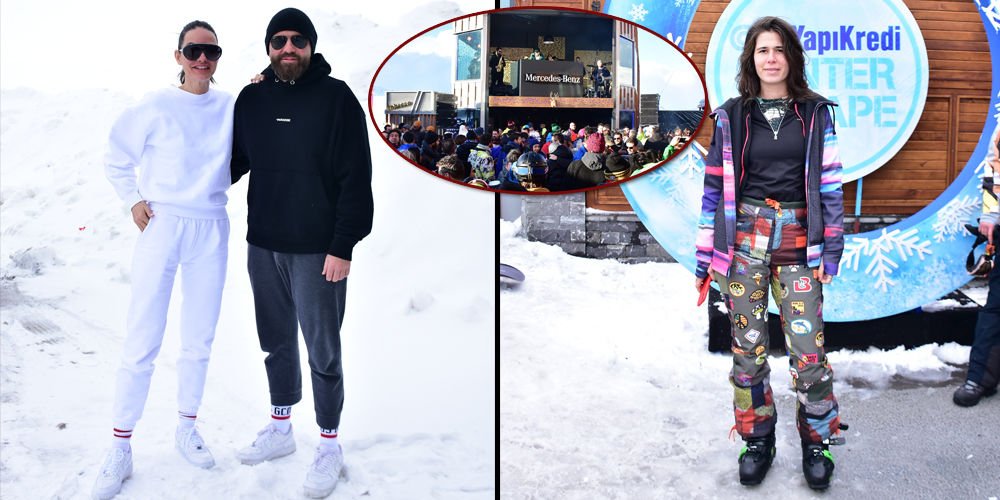 Eğlenceyi Erciyes'e taşıdılar