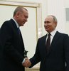 Cumhurbaşkanı Erdoğan ile Rusya Devlet Başkanı Putin Moskova