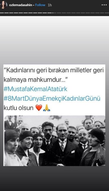 Ünlü isimlerden '8 Mart Dünya Kadınlar Günü' paylaşımları - Magazin haberleri