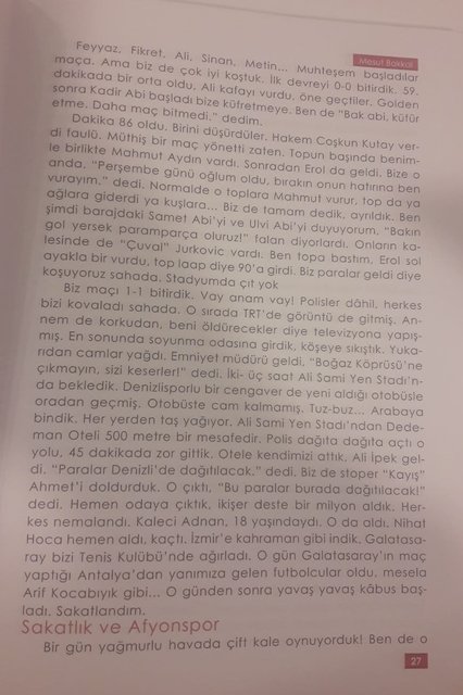 Mesut Bakkal'dan teşvik primi ve doping itirafı: Galatasaray 2 milyon aldık! - Spor haberleri