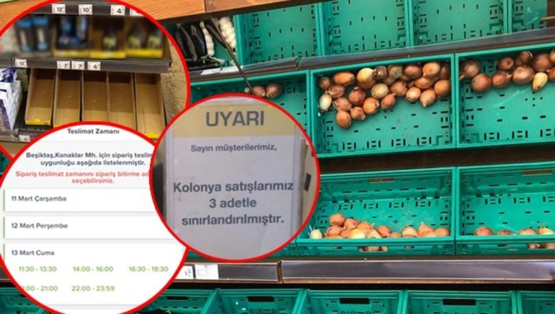 Vatanda� markete ak�n etti, perakendeciler 'Stoklar yeterli' dedi