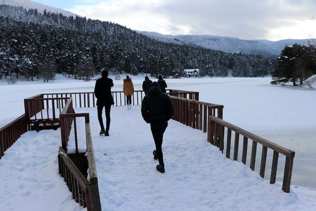 G�lc�k'e baharda kar ya�d�!