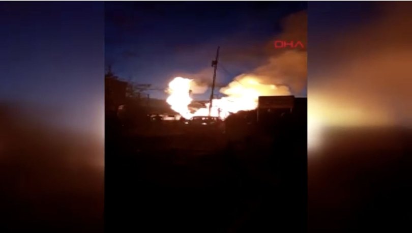 Son dakika haber! Gürbulak Sınır Kapısı'nda doğalgaz boru hattında patlama