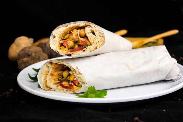 Suni kebap (nohut dürüm)