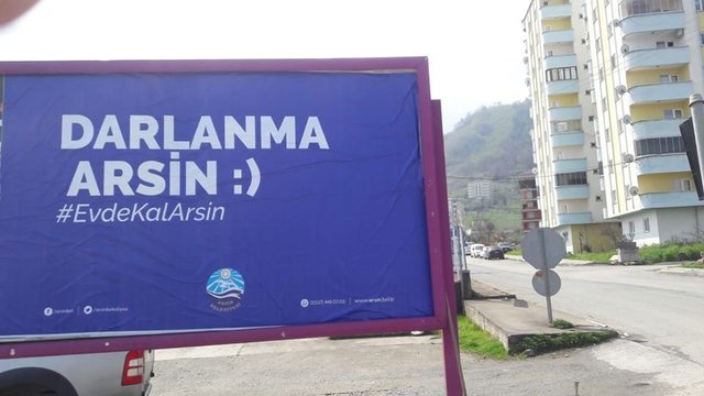Trabzon Da Belediyenin Evde Kal Mesajlari Yasam Guncel Haberler