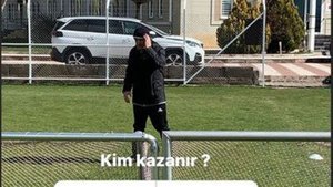 Mert Hakan, Çalımbay ile idman yaptı