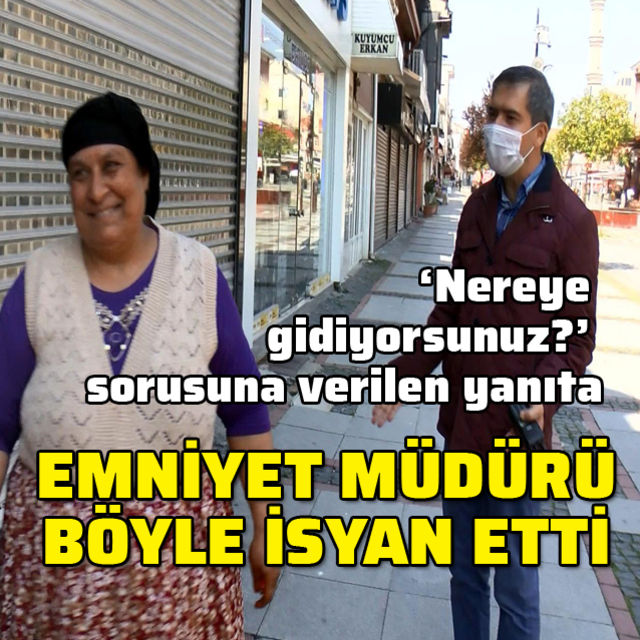 'Terlik almaya gidiyorum' diyen kadına Emniyet Müdürü'nden tepki!