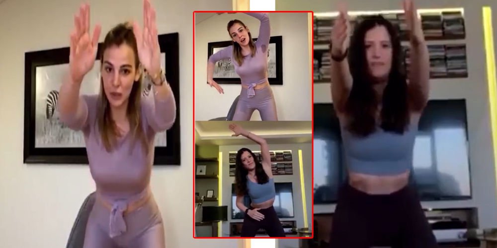 Canlı yayında antrenman...