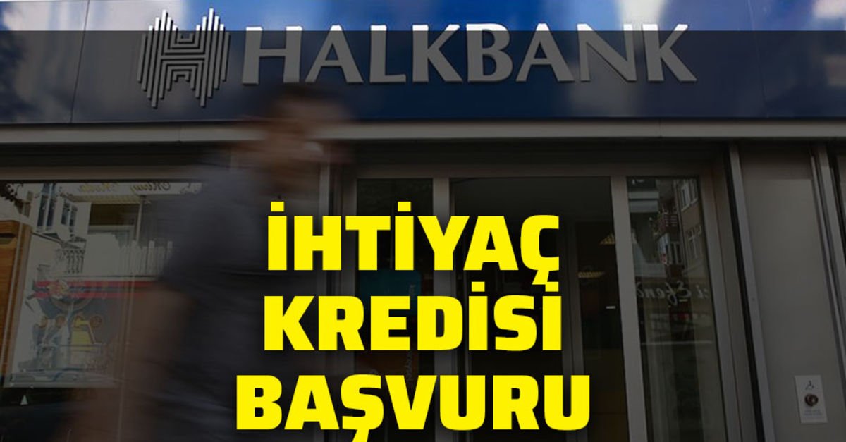 Halkbank Ay Geri Demesiz Ihtiya Kredisi Ba Vuru Ekran Kredi