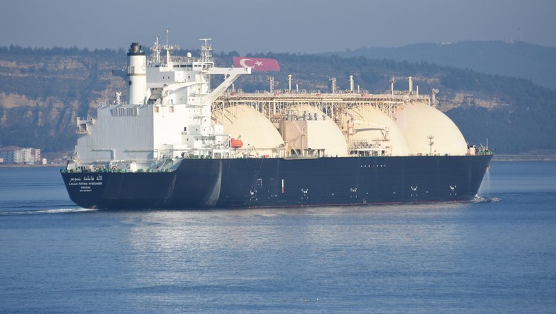 LNG tankeri Çanakkale Boğazı'ndan geçti - Haberler