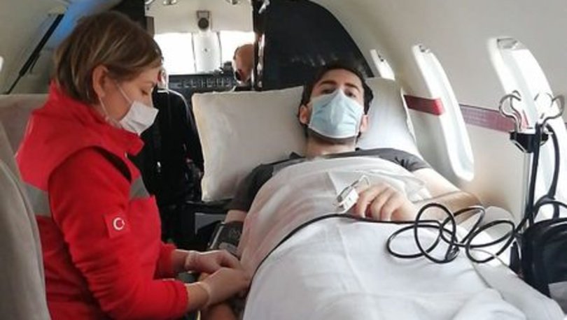 Rusya'daki Türk vatandaşı ambulans uçağa bindirildi