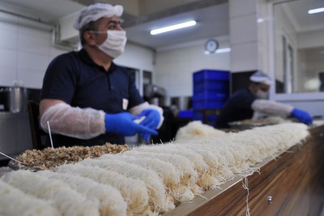 Kadayıf dolması, ERZURUM