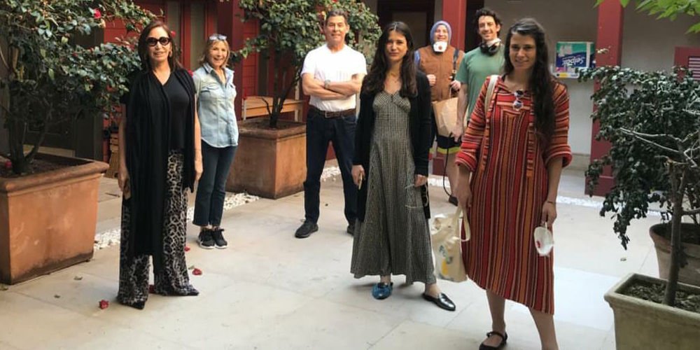 Sosyal mesafeli kavuşma...