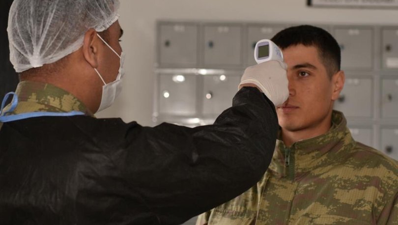 Askeri birliklerdeki Kovid-19 tedbirleri sürüyor