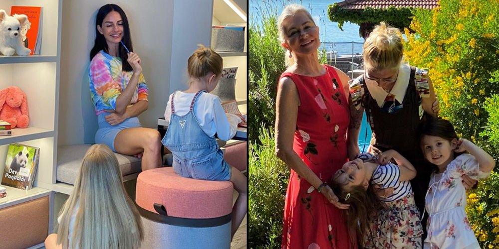 Anneler ve kızları...