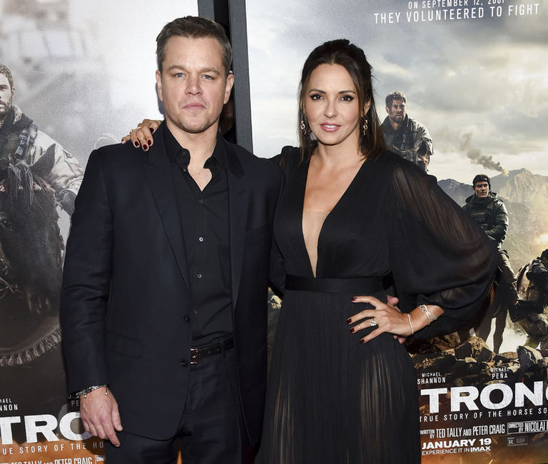 Matt Damon ve eşi Luciana Barroso