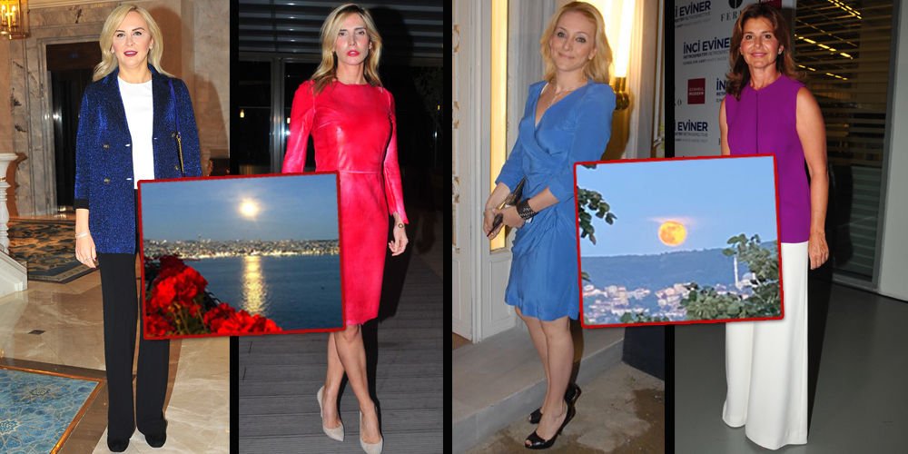 Sosyetenin dolunay heyecanı...