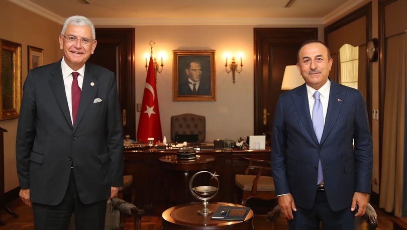 Dışişleri Bakanı Çavuşoğlu, BM Genel Kurul Başkanı Volkan Bozkır ile görüştü
