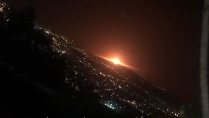 Son dakika: Tahran'ın doğusunda dev patlama!