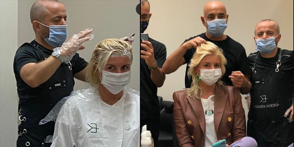 Amerika dönüşü kuaföre koştu...