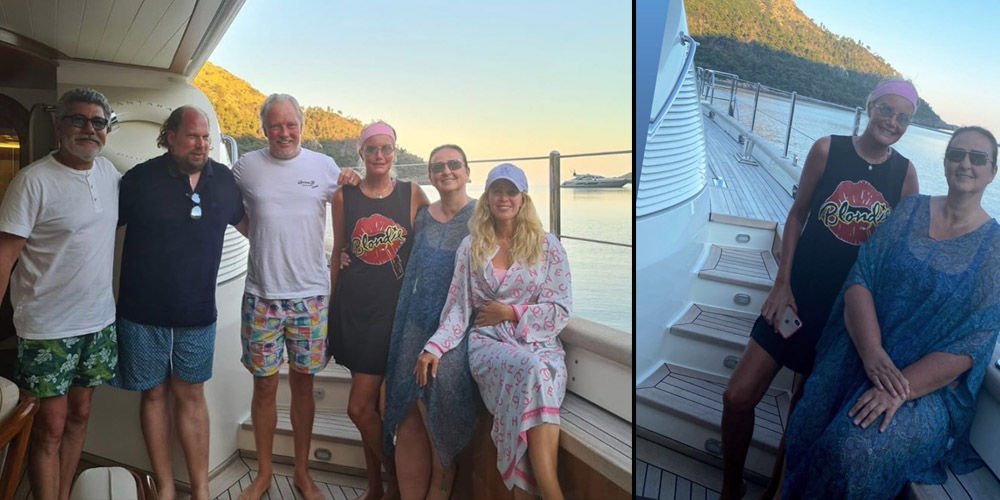 Şenler'in tekne keyfi...