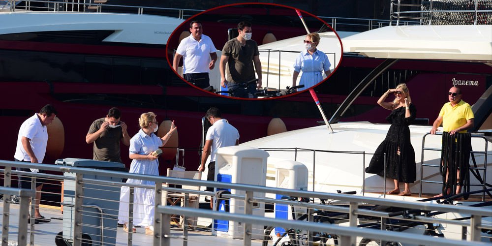 Teknede misafir var...