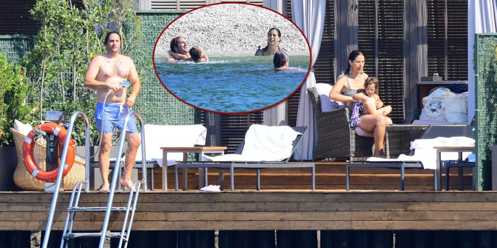 Denizde tatil keyfi...