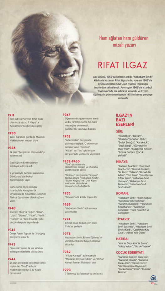 Rifat Ilgaz Olum Yil Donumunde Aniliyor Hababam Sinifi Nin Yazari Rifat Ilgaz In Hayati Ve Eserleri