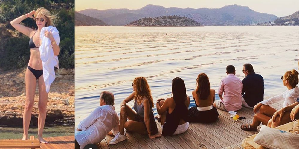 Bodrum'da dostlarla günbatımı...