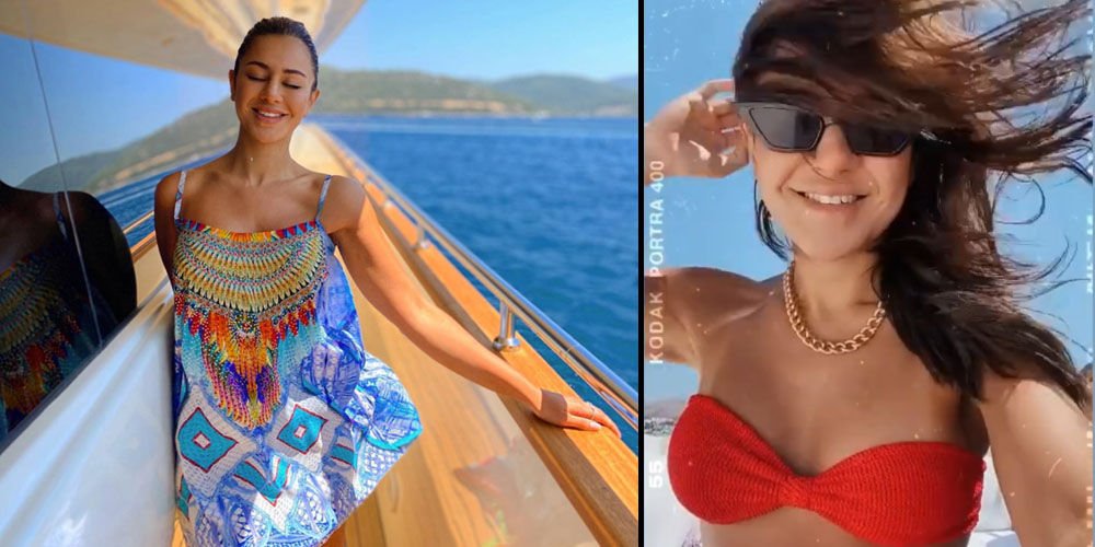 Çetindoğan'ın tekne keyfi...