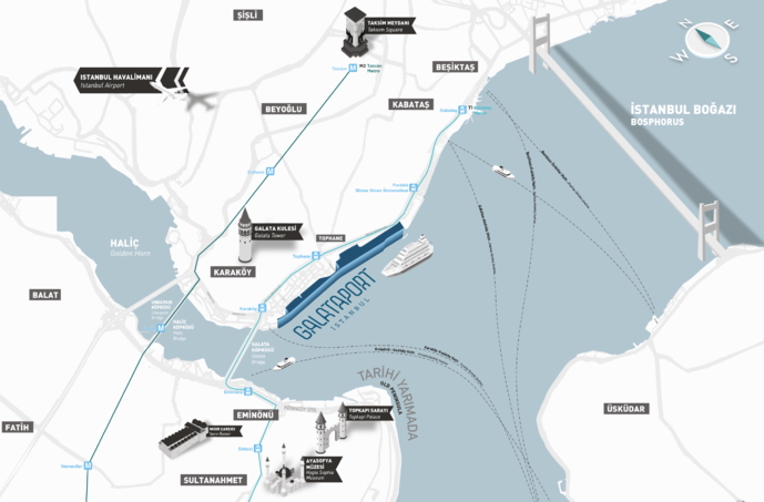 Galataport A Nasil Gidilir Nerede Galataport Konum Bilgileri Gundem Haberleri