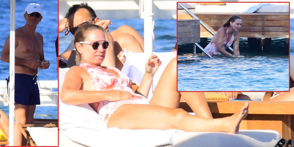 Şezlongtan serin sulara...