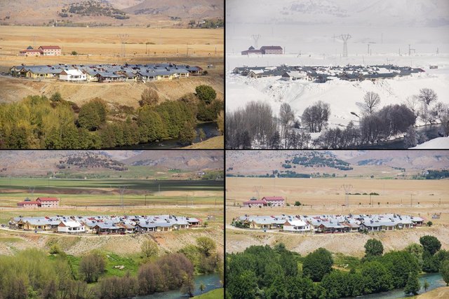 Tunceli'nin Ovacık ilçesi 4 mevsim çekilen fotoğraflarıyla büyülüyor