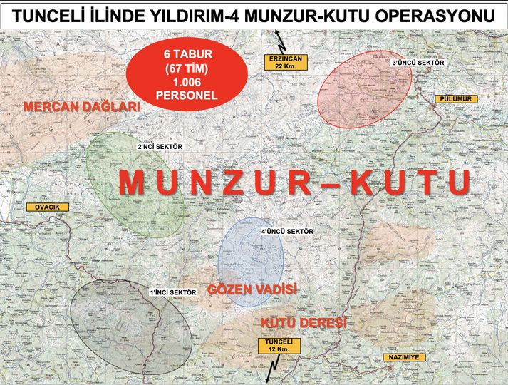 'Yıldırım-4 Munzur-Kutu' operasyonu başlatıldı!