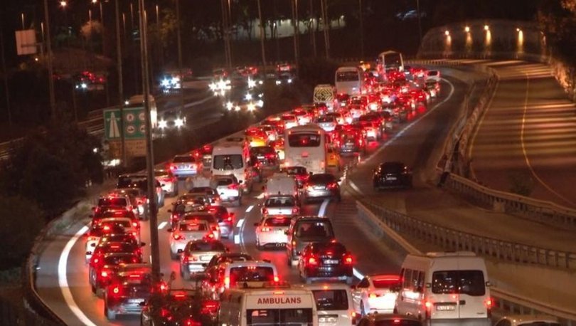 İstanbul'da bayram tatili trafiği