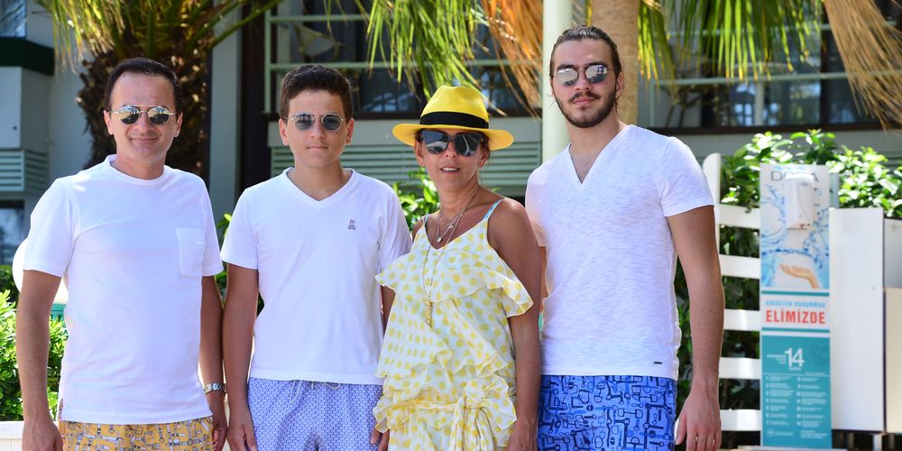 Ailece tatil keyfi...