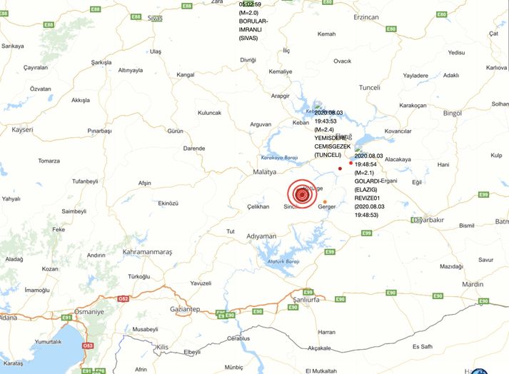 Malatya'da 5,2 büyüklüğünde deprem!