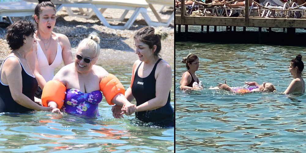 Sabancı'nın tatil keyfi...