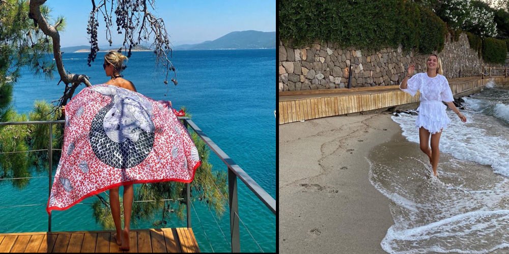 Ege'de eğlenceli pozlar