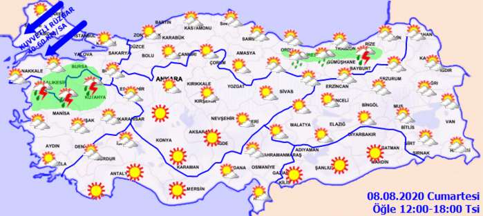 Son Dakika Hava Durumu Meteoroloji Den Onemli Uyari 3 Bolgede Saganak Gundem Haberleri