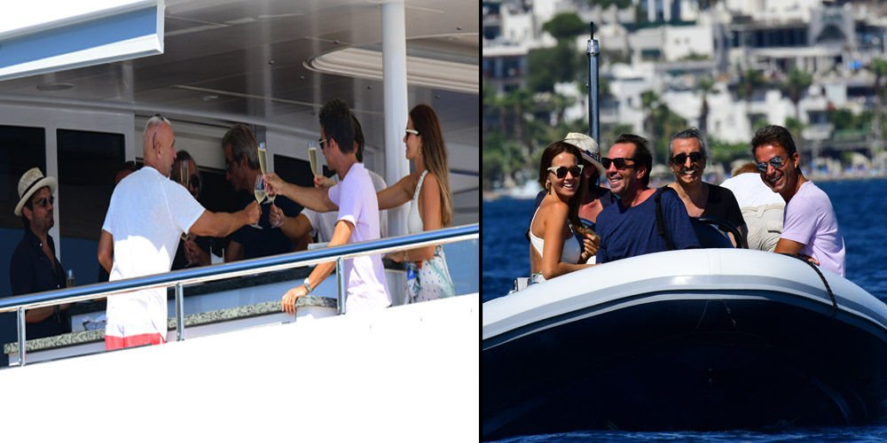 Teknede eğlenceli kutlama...