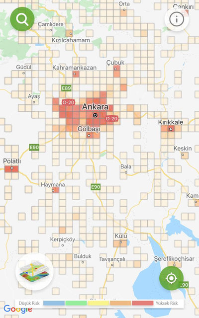 Ankara'da koronavirüs vakaları arttı! İşte Ankara ilçe ilçe koronavirüs haritası son hali...